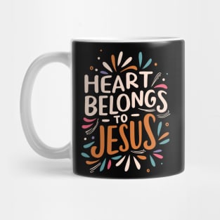 Heart Belongs to Jesus Mug